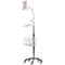 CTA Digital Gooseneck Tablet Floor Stand with Storage Basket