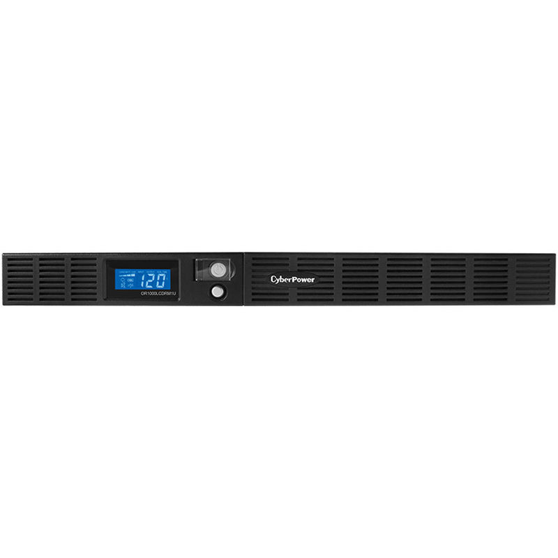 CyberPower Smart App Series 1U Sine Wave UPS with Multifunction LCD Display (1,000VA / 600W)