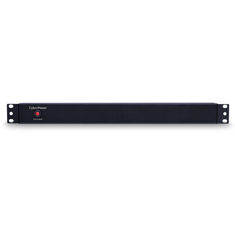 CyberPower (15)12A/100-125V/50/60Hz/PDU/Nema 5-15P Plug/8-Nema 5-15R OUTS/1U/15'Cord