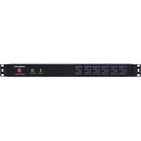 CyberPower Rackbar Surge Protector:1800 J/120 V/NEMA 5-20P TwistLock Plug/16 NEMA 5-20R(6 Front,10 Rear)1U/15"C