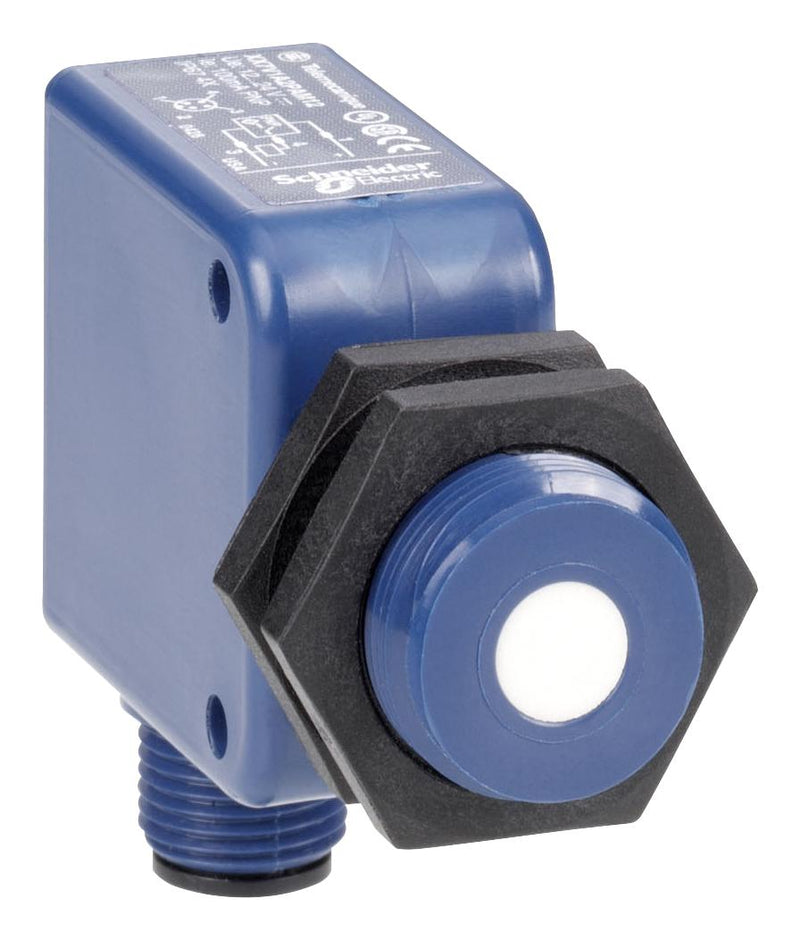 Telemecanique Sensors XX9V1A1F1M12 Ultrasonic Proximity Sensor Osisense XX M18 500 mm Analogue 300 kHz 12 to 24 Vdc Connector