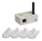 Purrmetrix PMTX040004 Test Equipment Kit Wireless 4 Temperature Sensor &amp; Gateway -10&deg;C to +80&deg;C 40m Range