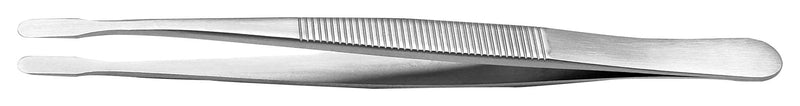 IDEAL-TEK 125.SA Tweezer General Purpose Straight Flat Stainless Steel 120 mm