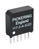 Pickering 117-2-A-5/2D Reed Relay DPST-NO 5 V 117 Series Through Hole 250 ohm 500 mA