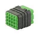 SOURIAU-SUNBANK / Eaton 8MQ2M2022AB Rectangular Module Plug 20POS 4ROW