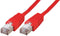 PRO Signal PSG91668 Ethernet Cable STP Cat5e 5 m 16.4 ft RJ45 Plug to Red