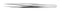 IDEAL-TEK 3.TA Tweezer, Precision, Straight, Pointed, Titanium, 120 mm