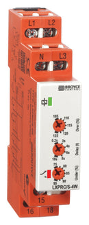 Broyce Control LXPRC/S-4W 230V (400V) Voltage Monitoring Relay Spdt 8 A DIN Rail 250 V Screw
