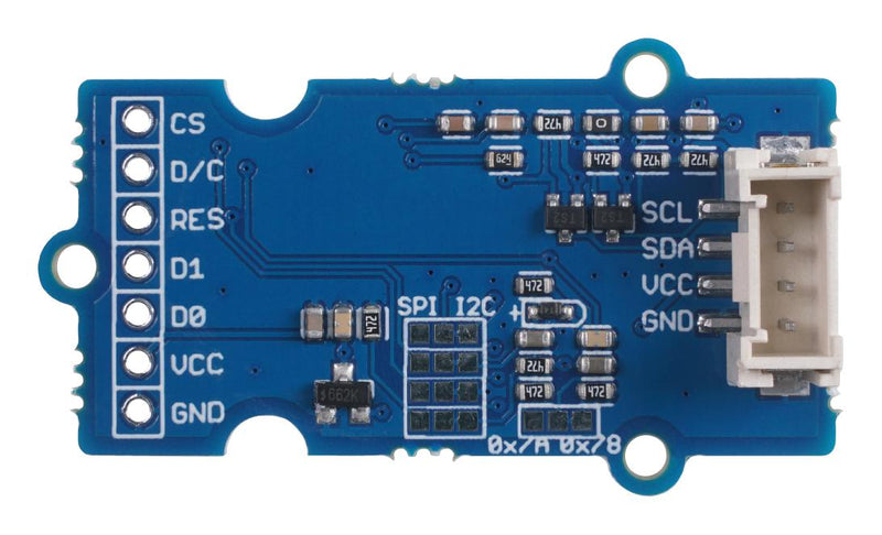 Seeed Studio 104020249 Oled Display Board 0.96" Yellow &amp; Blue 3.3V / 5V 128 x 64 Pixels Arduino Raspberry Pi