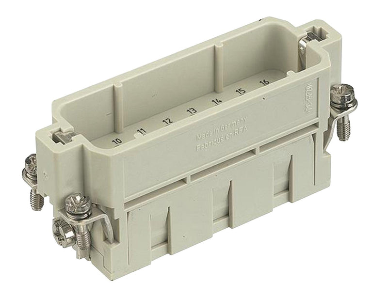 Harting 09200163001 Heavy Duty Connector Insert Han A Series 16 Contacts 16A Plug