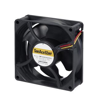 Sanyo Denki 9WFA0924G2001 DC Axial Fan 24 V Square 92 mm 32 109.5 CFM
