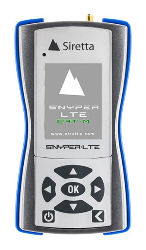 Siretta SNYPER-LTEM (GL) Network Analyser LCD 4G/LTE Cat M LTE NB IoT & 2G/GSM Snyper Series New