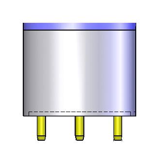 Amphenol SGX Sensortech EC4-50-CLO2 Electrochemical Sensor CLO2 50PPM TH