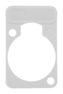 NEUTRIK DSS-WHITE Connector Accessory, White, Lettering Plate, Neutrik etherCON Series Connectors, etherCON Series