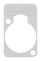 NEUTRIK DSS-WHITE Connector Accessory, White, Lettering Plate, Neutrik etherCON Series Connectors, etherCON Series