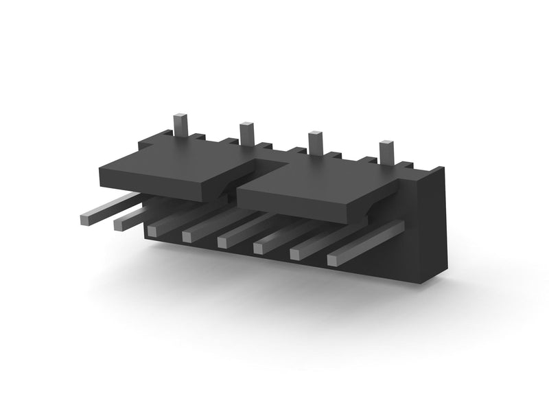 AMP - TE Connectivity 3-647166-8 Pin Header Wire-to-Board 2.54 mm 1 Rows 8 Contacts Surface Mount MTA-100 Series