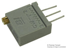 BI TECHNOLOGIES / TT ELECTRONICS 67WR100KLF Trimmer Potentiometer, 100 kohm, 500 mW, &plusmn; 10%, 67 Series, 20 Turns, Through Hole