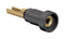 Staubli 23.1010-21 23.1010-21 Banana Test Connector Receptacle Panel Mount 20 A 60 V Gold Plated Contacts Black