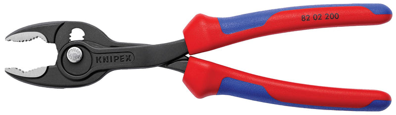 Knipex 82 02 200 Plier Slip Joint Twingrip 5 Adjustable Position 22 mm Jaw Length