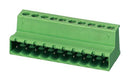 Phoenix Contact IC 25/12-ST-508 Pluggable Terminal Block 5.08 mm 12 Ways 30AWG to 12AWG 2.5 mm&Acirc;&sup2; Screw A
