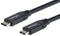 Startech USB2C5C2M USB Cable Type C Plug to 2 m 6.6 ft 2.0 Black