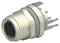 TE Connectivity T4041037031-000 Sensor Connector M8 Receptacle 3 Contacts PCB Socket Straight Panel Mount