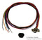 GLENAIR MWDM2L-9P-6E5-18.0B Micro D Cable Assembly, Micro-D Plug, 9 Way, Free Ends, 18 ", 457 mm, Multi-coloured, MWDM Series