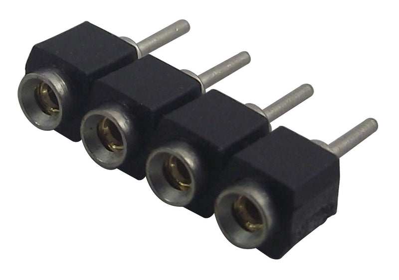 Samtec SS-108-TT-2-N PCB Receptacle Precision Machined Board-to-Board 2.54 mm 1 Rows 8 Contacts Through Hole Mount