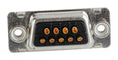 Amphenol Conec 164A10219X D Sub Connector Standard Receptacle 9 Contacts DE Solder Cup New