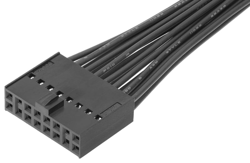 Molex 219658-1163 Cable Assembly C-Grid III Receptacle to 16 Ways 2.54 mm 2 Row 300