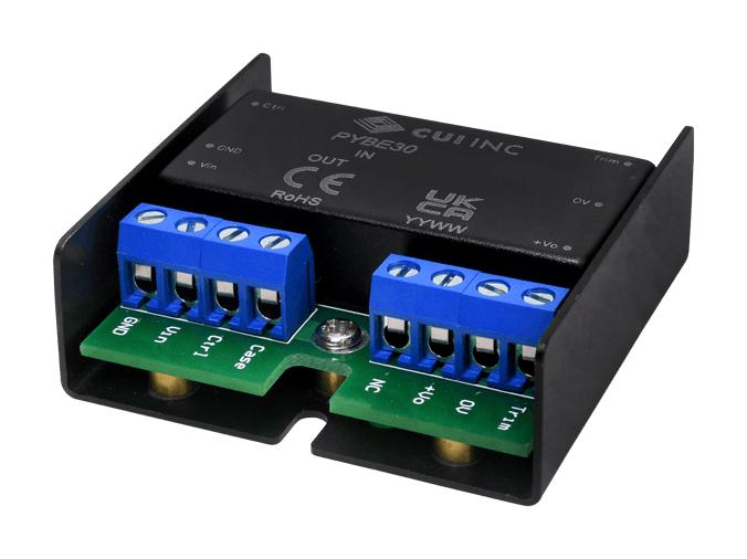 CUI PYBE30-Q48-S3-U Isolated Chassis Mount DC/DC Converter ITE 4:1 19.8 W 1 Output 3.3 V 6 A