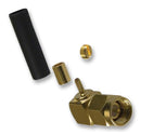 AMPHENOL CONNEX 132173 RF / Coaxial Connector, SMA Coaxial, Right Angle Plug, Crimp, 50 ohm, RG178B, RG196A, Brass