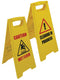 BENTLEY FS.01 Wet Floor / Cleaning in Progress Yellow A-Frame Sign 615mm