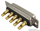 Norcomp 680S5W5203L201 Combination Layout D Sub Connector 20A IP68 Seal-D 680S Series DB-5W5 Receptacle 5 Contacts