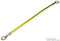 Schneider Electric NSYEL166D6 Earth Strap M6 Lug 6.3 &quot; 160 mm Green Yellow Spacial S3D