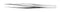 IDEAL-TEK 3C.NC Tweezer, Precision, Straight, Pointed, Nickel Chrome Molybdenum Alloy, 110 mm