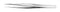 IDEAL-TEK 3C.NC Tweezer, Precision, Straight, Pointed, Nickel Chrome Molybdenum Alloy, 110 mm