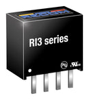 Recom Power RI3-0505S Isolated Through Hole DC/DC Converter ITE 1:1 3 W 1 Output 5 V 600 mA
