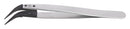 IDEAL-TEK 277CFR.SA.1 Tweezer General Purpose Curve Pointed Polyamide Tip 120 mm Length