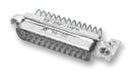 ITT Cannon DC-37P-1A7N-K87 D Sub Connector Right Angle DB9 Standard Plug DC Series 37 Contacts Solder