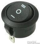 ZF ELECTRONICS SRJ24A3HBBNN SWITCH, ROCKER, SPDT, 20A, 250V, BLACK