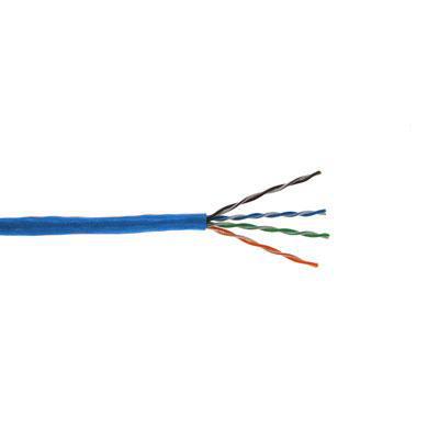 Structured Cable CAT5E-BLUE Unshld Multipr 4PR CAT5E 24AWG BLU 1000FT 30V