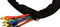 Multicomp PP001382 Woven Multifiliment Zipper Cable Wrap PE BLK 1 M 3.28 FT