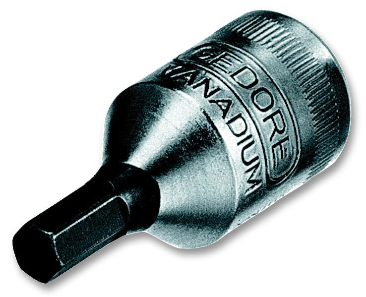 GEDORE IN 20 6 SOCKET DRIVER, 1/4"DRV, HEXAGON, 6MM