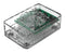 Multicomp PRO ASM-1900143-01 Raspberry Pi Accessory 4 Model B Case Plastic Clear Integrated Power Button