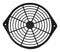 Orion Fans G172P Fan Finger Guard Plastic 172mm Axial 162 mm