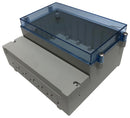 Multicomp PRO MC003612 Plastic Enclosure Dual Compartment ABS 185 mm 213 104.5 IP65