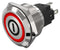EAO 82-6151.1113.B001 Vandal Resistant Switch On/Off 82 Series 22 mm Spdt Momentary Round Flat Flush Natural