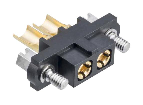 Harwin M80-4000000F1-02-PF5-00-000 Rectangular Connector Datamate J-Tek M80 2 Contacts Receptacle 4 mm Crimp 1 Row