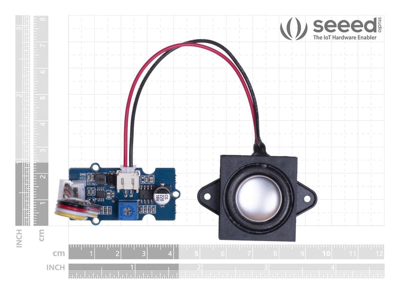 Seeed Studio 101020853 Amplifier Driver Board Speaker Plus Arduino